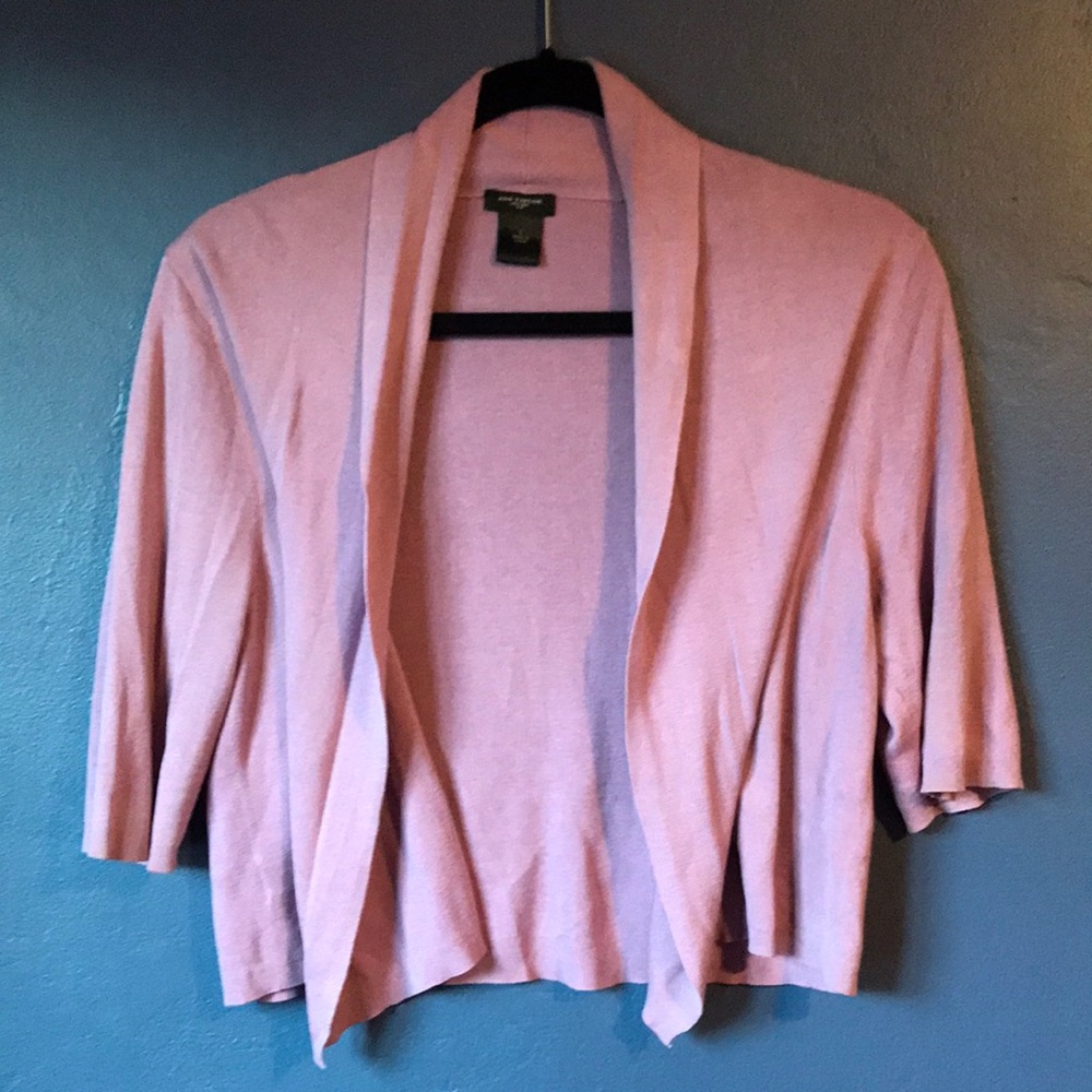 Ann Taylor silk sweater. Pretty lilac color.